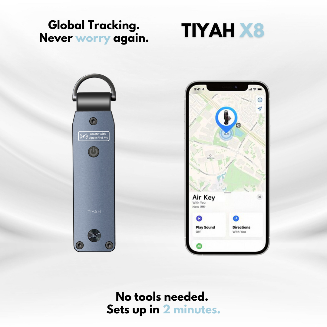 TIYAH X8 Key Organizer & GPS Tracker (Apple Find My)