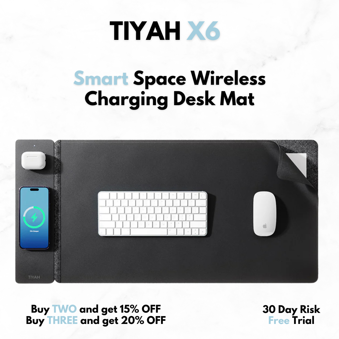 TIYAH X6 Smart Space Wireless Charging Desk Mat