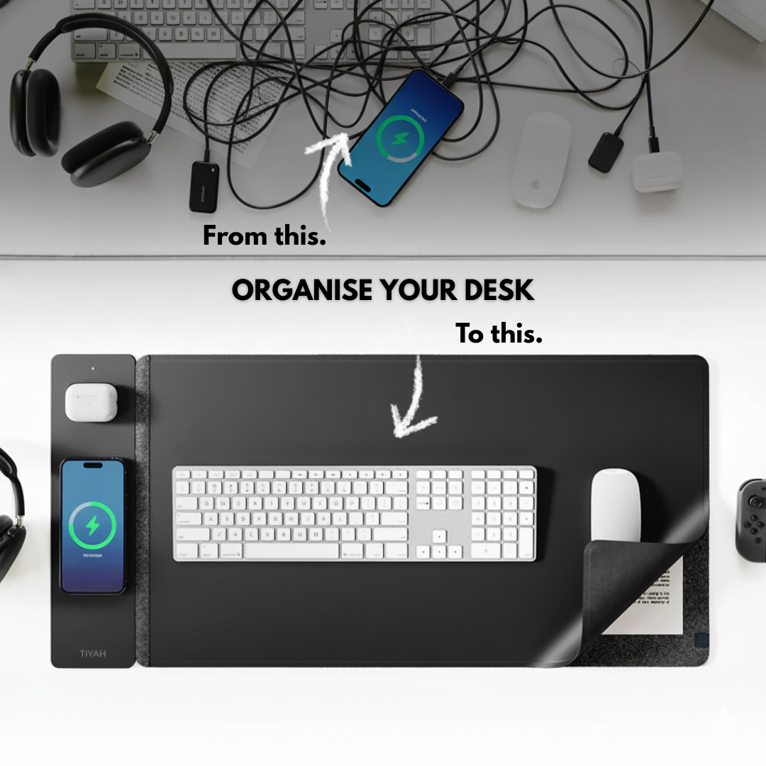TIYAH X6 Smart Space Wireless Charging Desk Mat