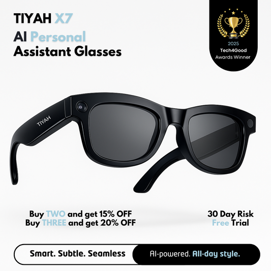 TIYAH X7 AI Personal Assistant Glasses