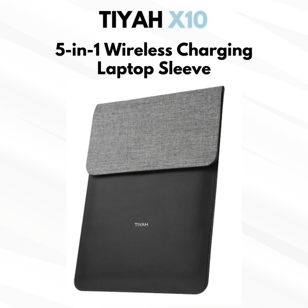 TIYAH X10 5-in-1 Wireless Charging Laptop Sleeve