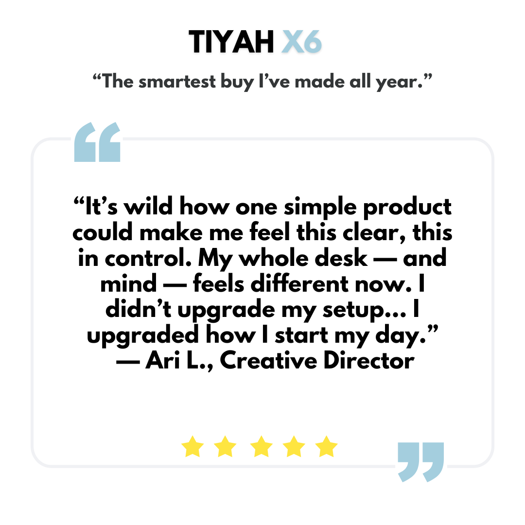 TIYAH X6 Smart Space Wireless Charging Desk Mat