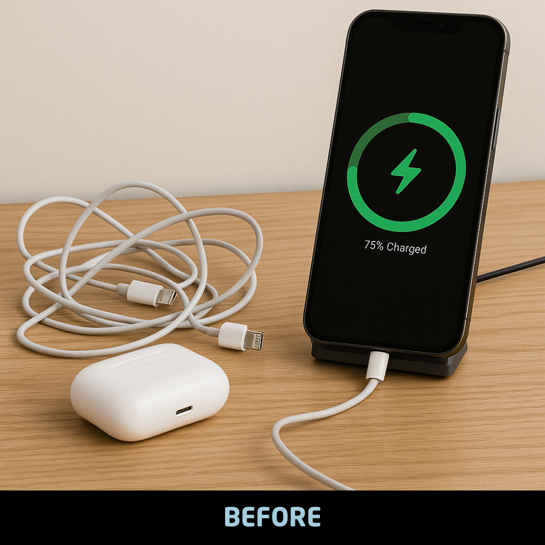 TIYAH X9 3-in-1 Auto Rotating Charging Station