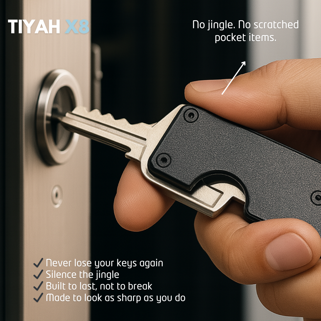 TIYAH X8 GPS Key Tracker & Organizer