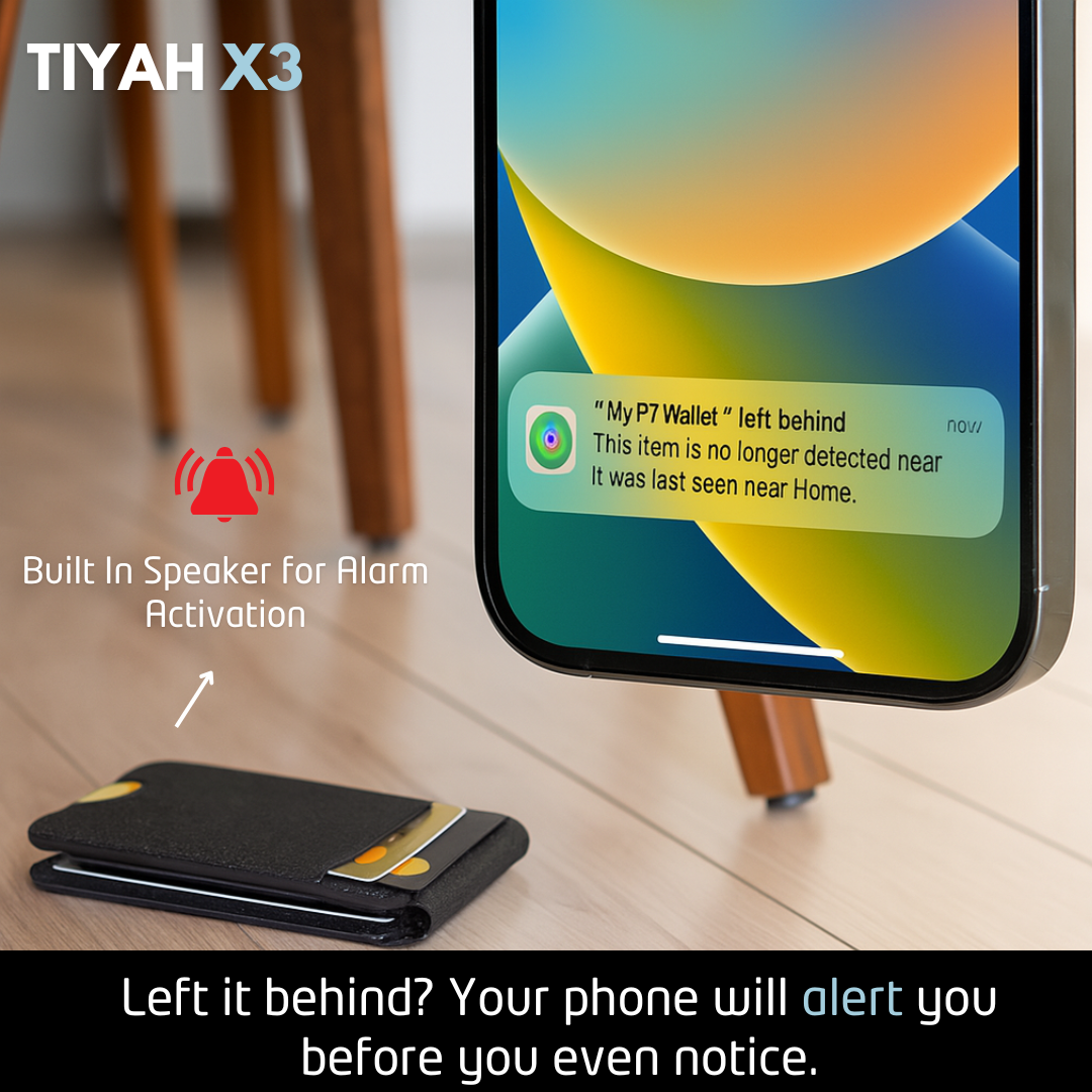 TIYAH X3 MagSafe Find My Wallet & Stand