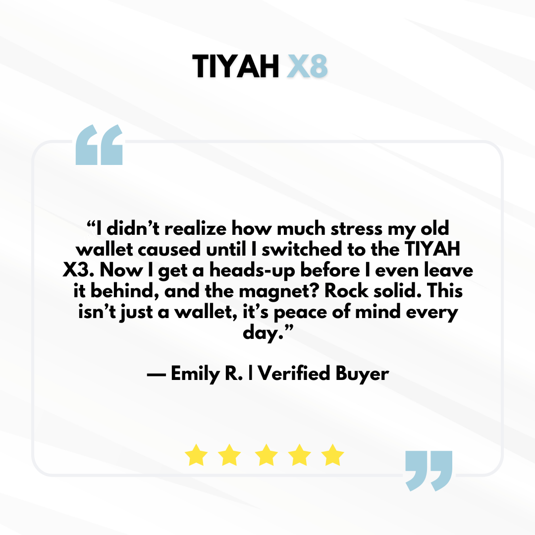 TIYAH X3 MagSafe Find My Wallet & Stand