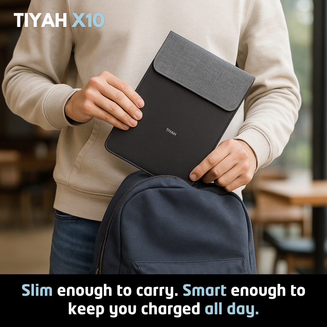 TIYAH X10 5-in-1 Wireless Charging Laptop Sleeve