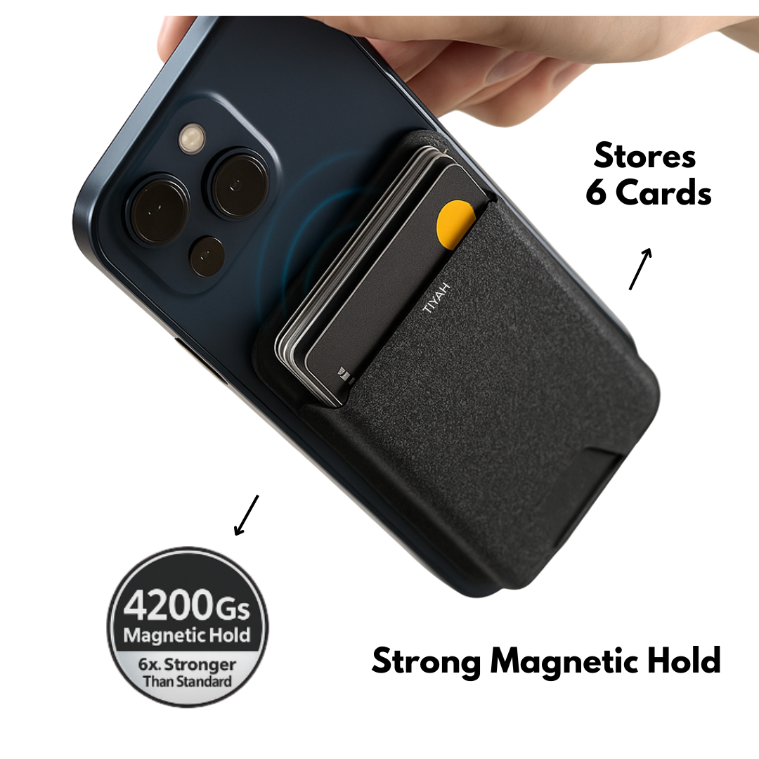 TIYAH X3 MagSafe Find My Wallet & Stand