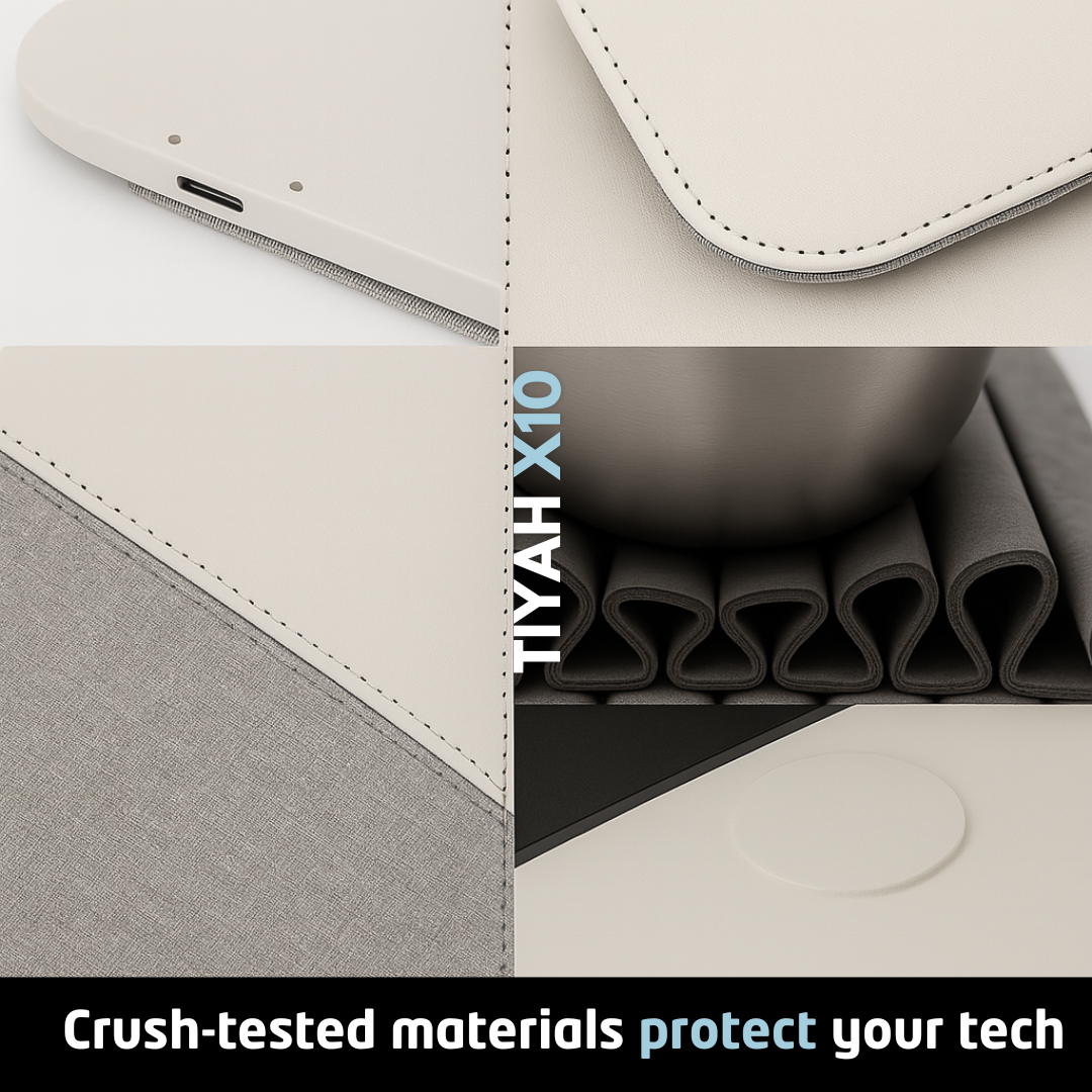 TIYAH X10 5-in-1 Wireless Charging Laptop Sleeve