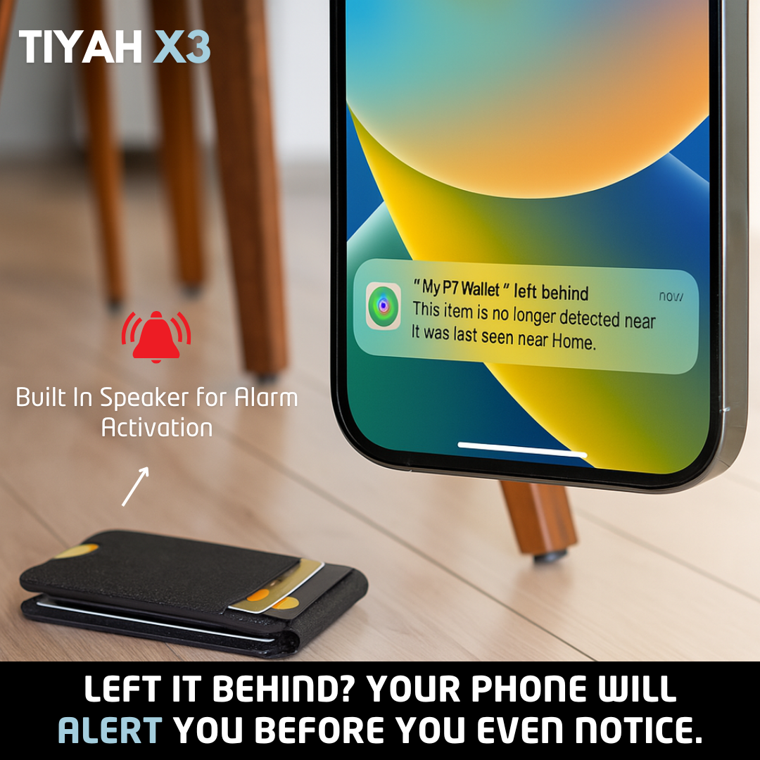 TIYAH X3 MagSafe Find My Wallet & Stand