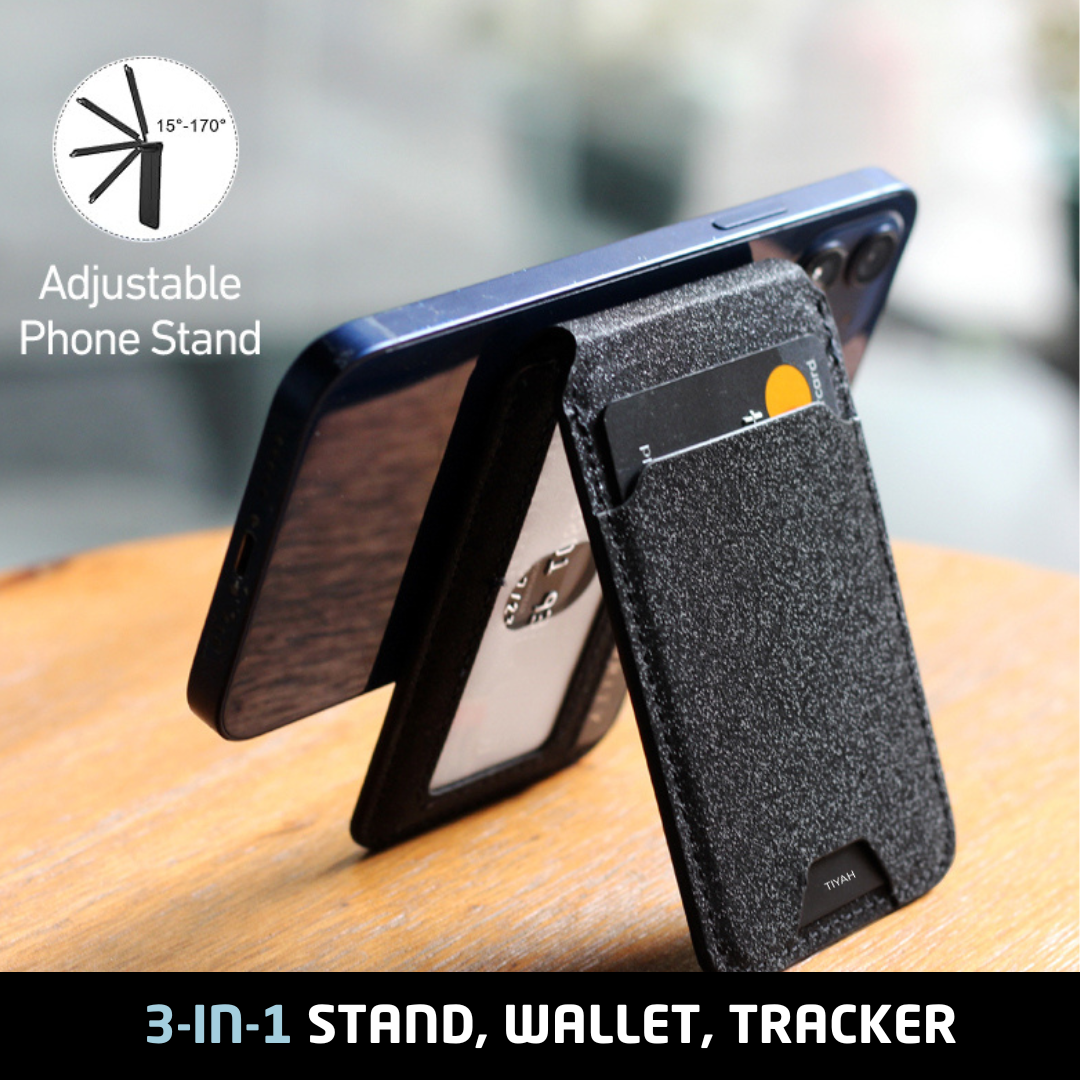 TIYAH X3 MagSafe Find My Wallet & Stand