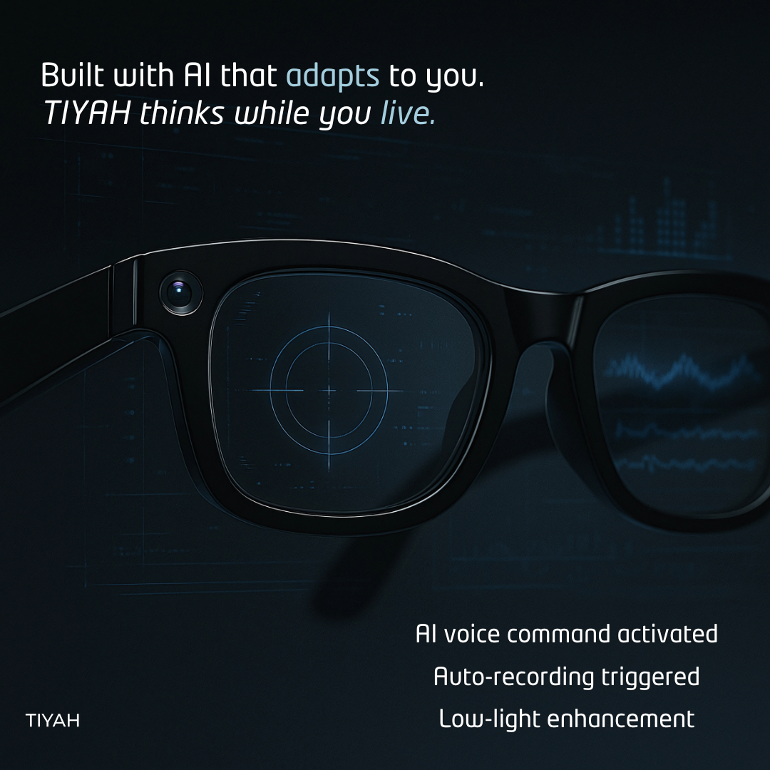 TIYAH X7 AI Personal Assistant Glasses