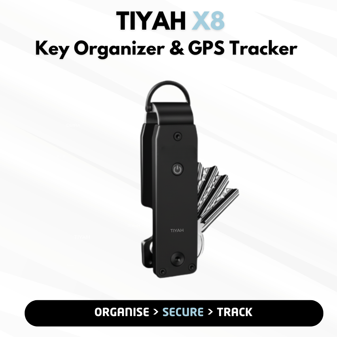 TIYAH X8 Key Organizer & GPS Tracker (Apple Find My)