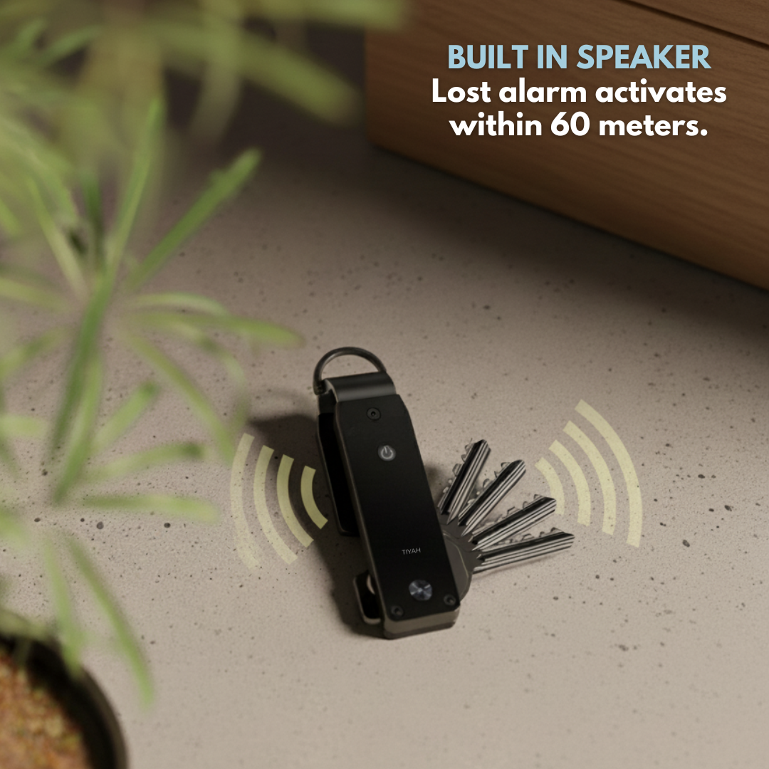 TIYAH X8 Key Organizer & GPS Tracker (Apple Find My)