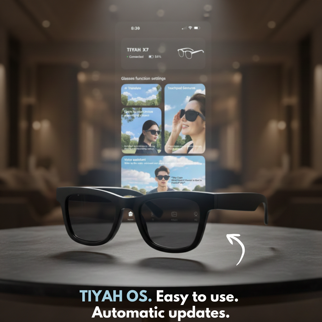 TIYAH X7 AI Personal Assistant Glasses