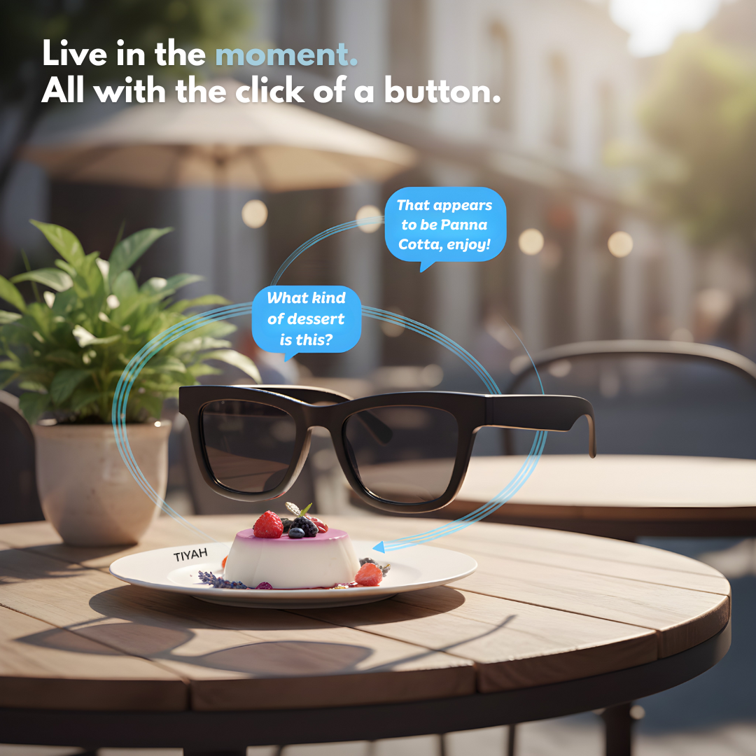 TIYAH X7 AI Personal Assistant Glasses